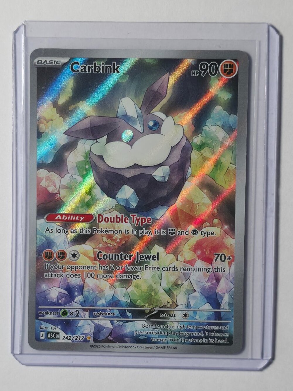 Pokémon TCG - Carbink - Ascended Heroes - Illustration Rare - 242/217